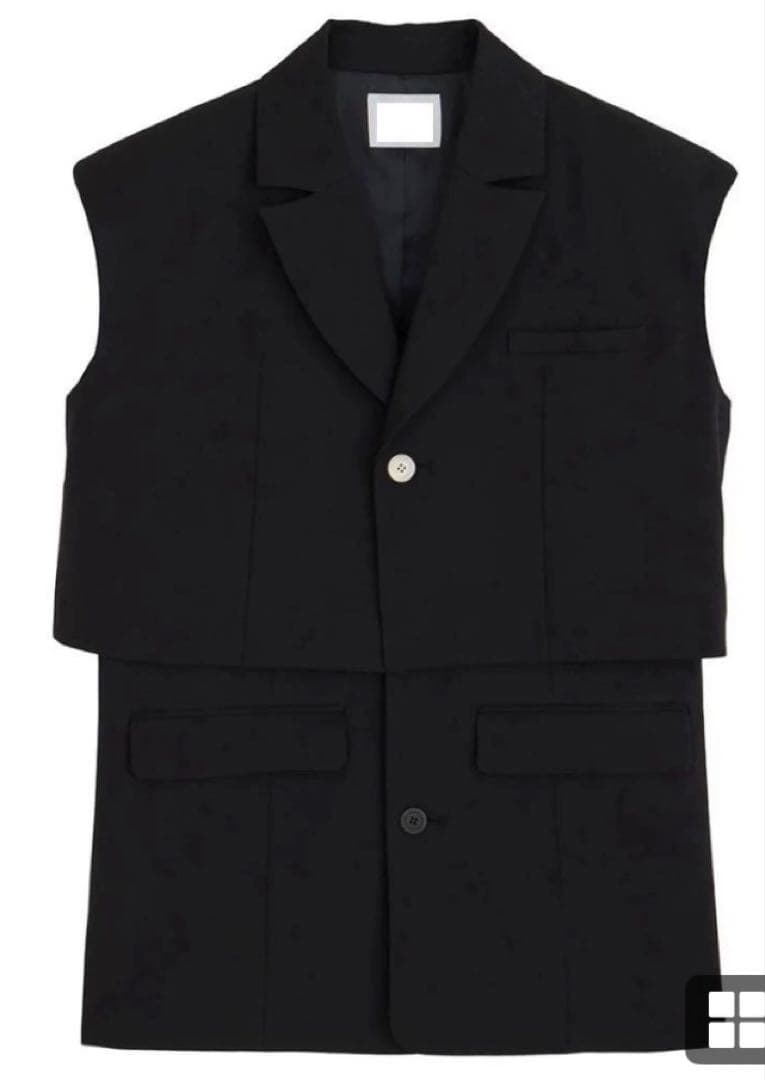 ameri 3WAY PIN TUCK LAYERED VEST2点SET❣️