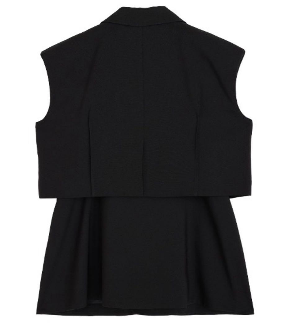 ameri 3WAY PIN TUCK LAYERED VEST2点SET❣️