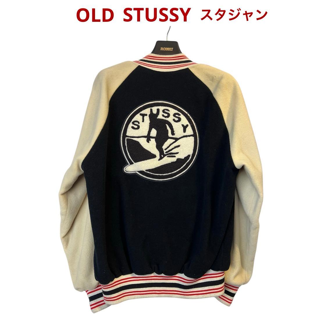 OLDステューシー　STUSSY　スタジャン　1991 サーフィンクラブ レア