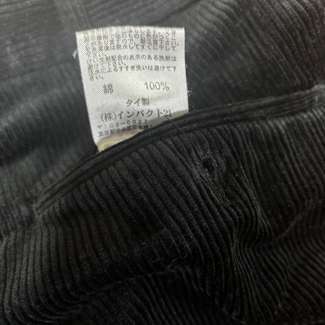 G*2様 希少　90s 00s 太畝　コーデュロイパンツ　ブラック　黒　ポロラル