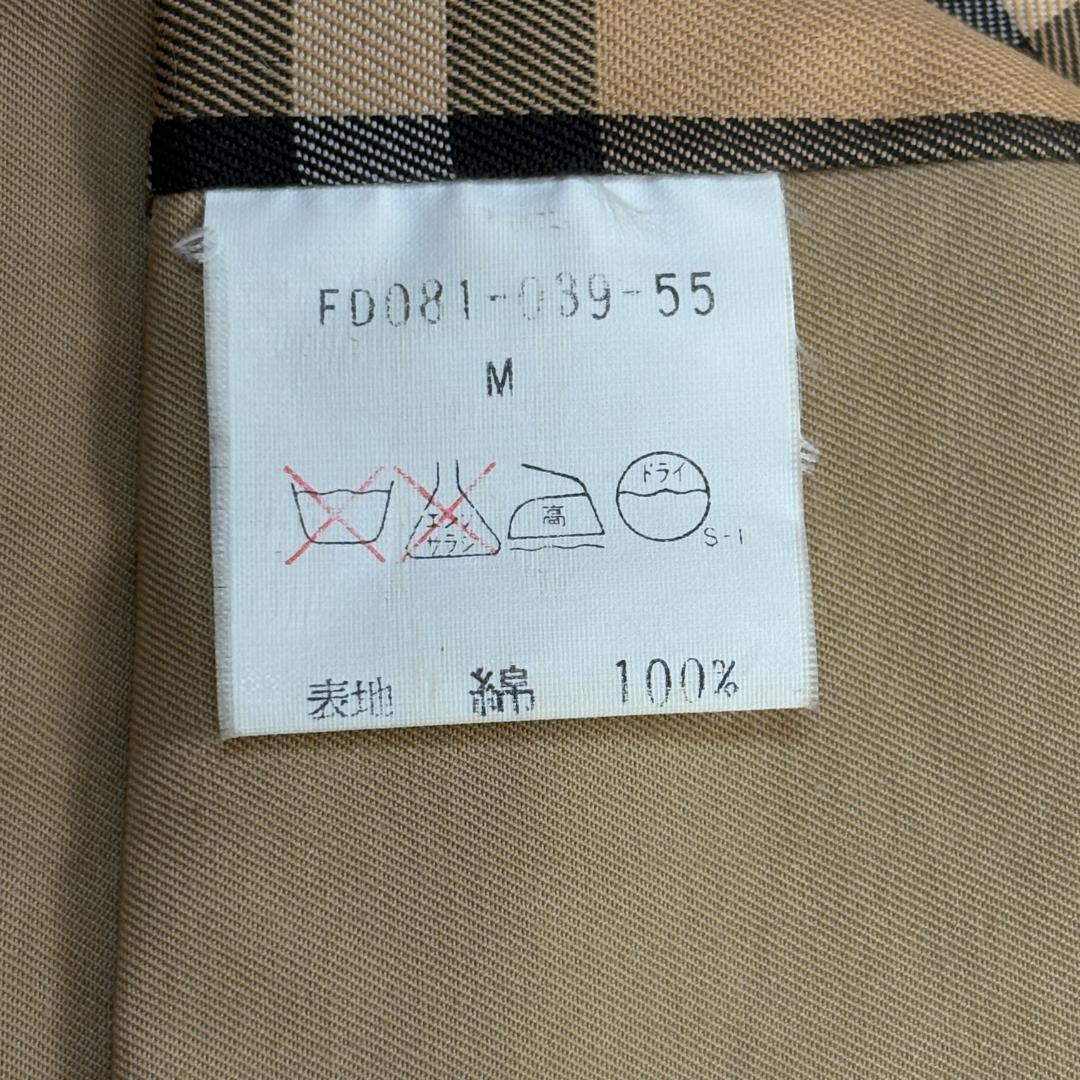 【極美品】Burberrys バーバリー　トレンチコート　ノバチェック　M