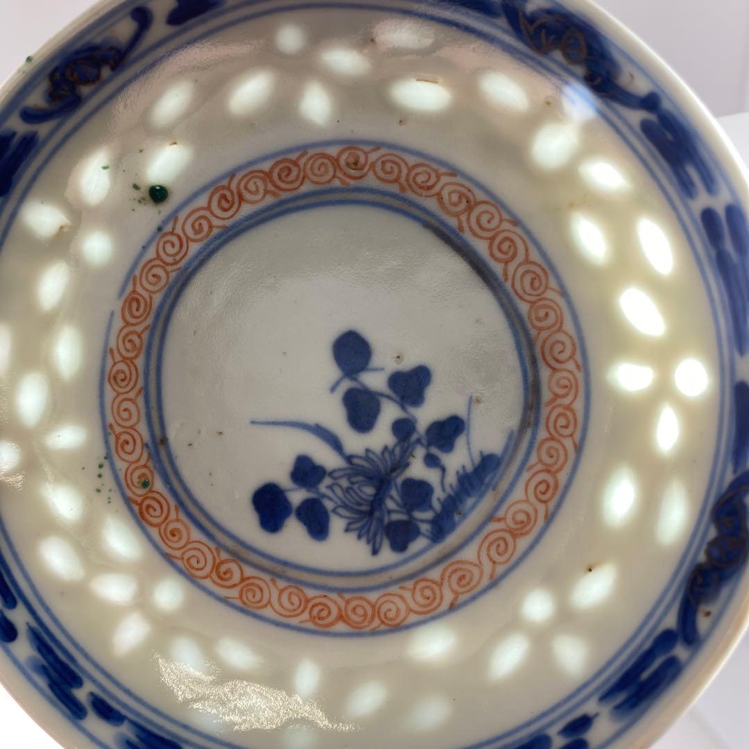 中国清時代　康煕年製　蓋茶碗　直径10.6㎝　タウエ　東な7-0317☆2F