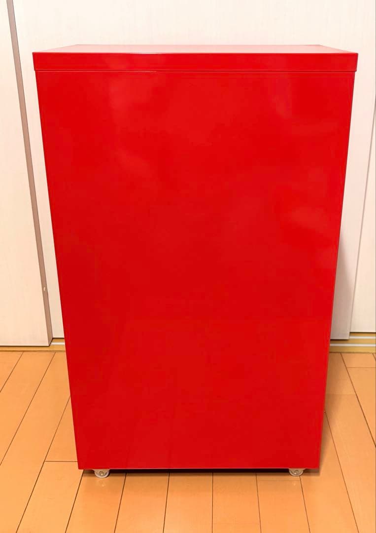 IKEA キャスター付き6段キャビネット HELMER（ヘルメル）　レッド