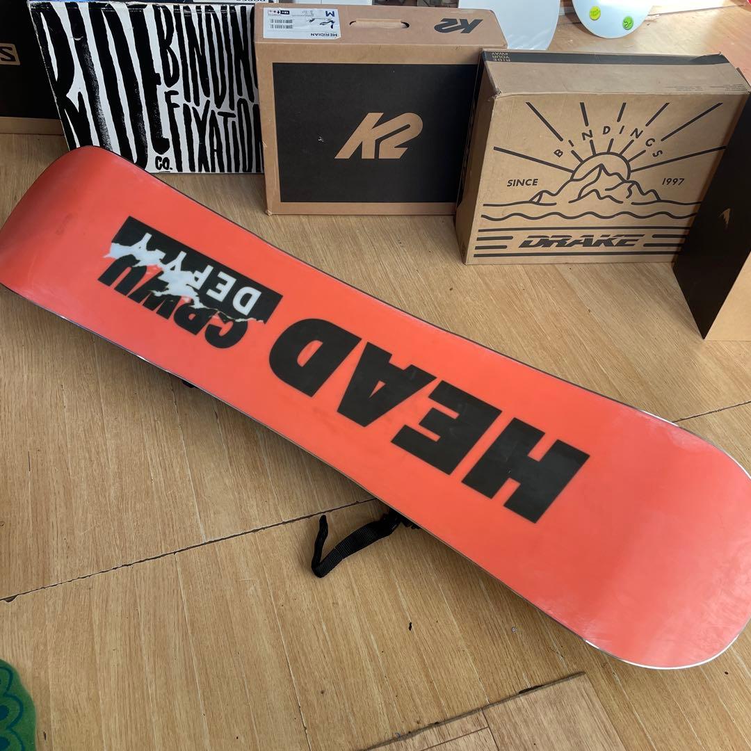 HEAD×ZUMA　キッズスノーボード　123cm　未使用バイン付3点セット