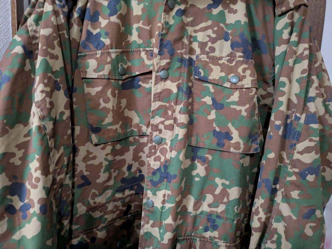 陸自迷彩 防寒戦闘服外衣上下セット 迷彩防寒外被