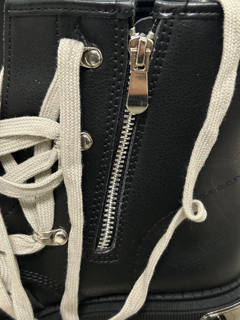 Rick Owens厚底ブーツ 風 ブラック 25.5～26cm ソール6cm