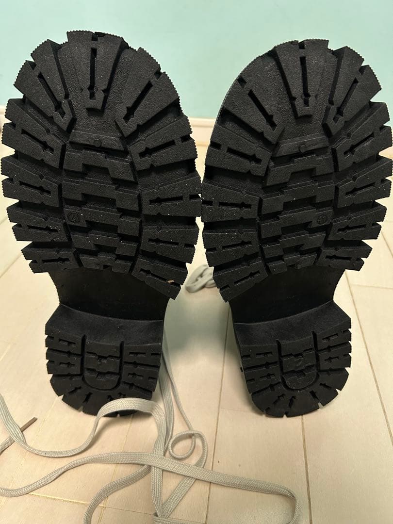 Rick Owens厚底ブーツ 風 ブラック 25.5～26cm ソール6cm