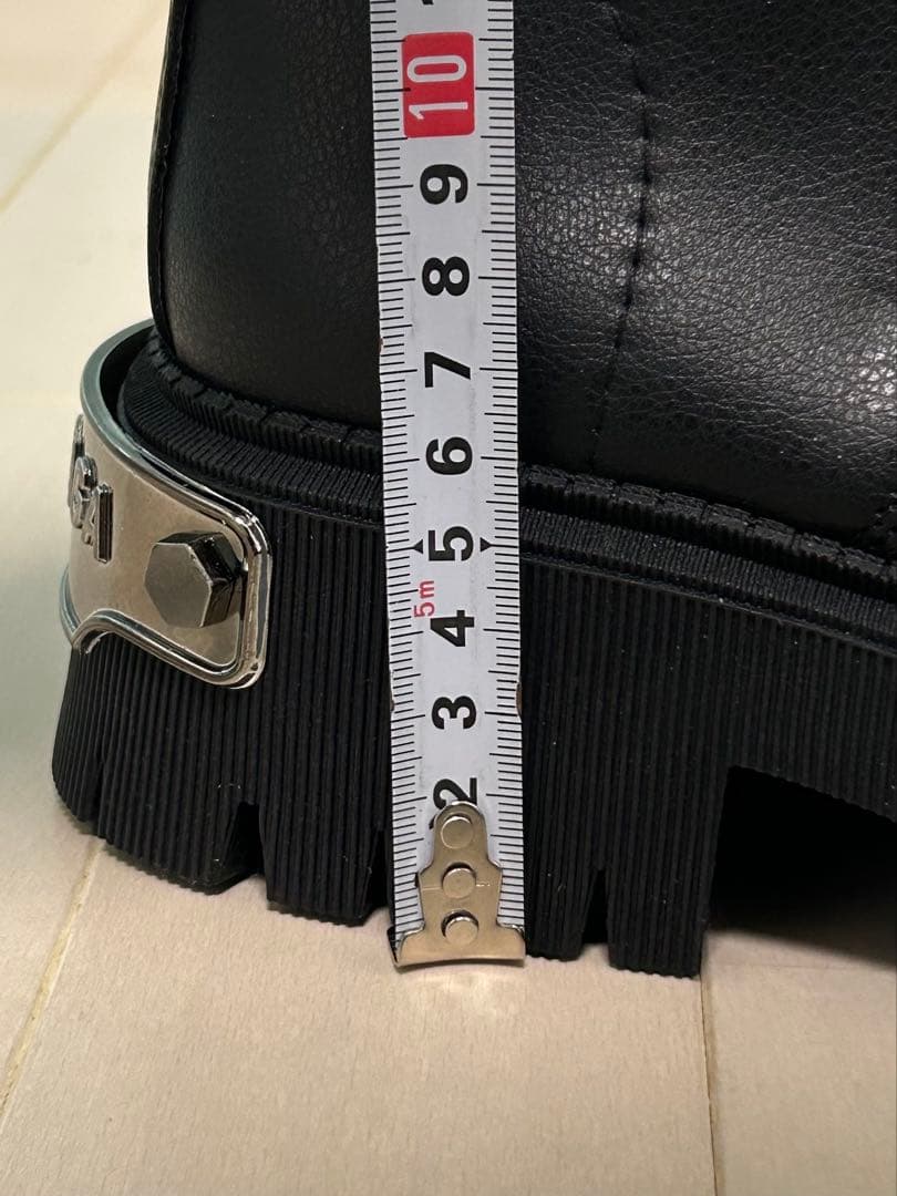 Rick Owens厚底ブーツ 風 ブラック 25.5～26cm ソール6cm