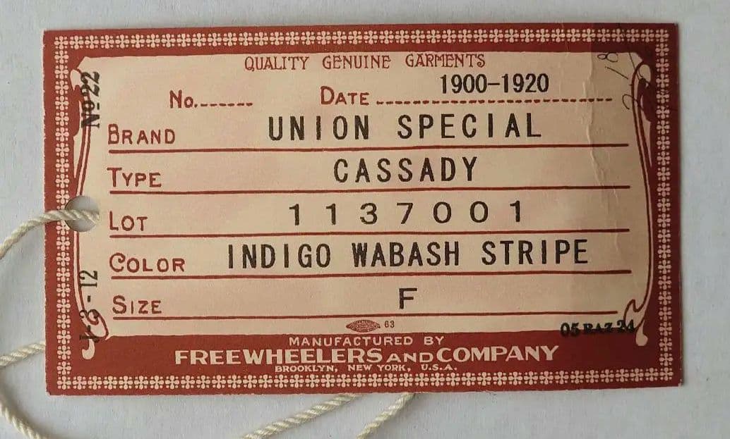 フリーホイーラーズ キャサディ インディゴウォバッシュキャスケット Fフリー