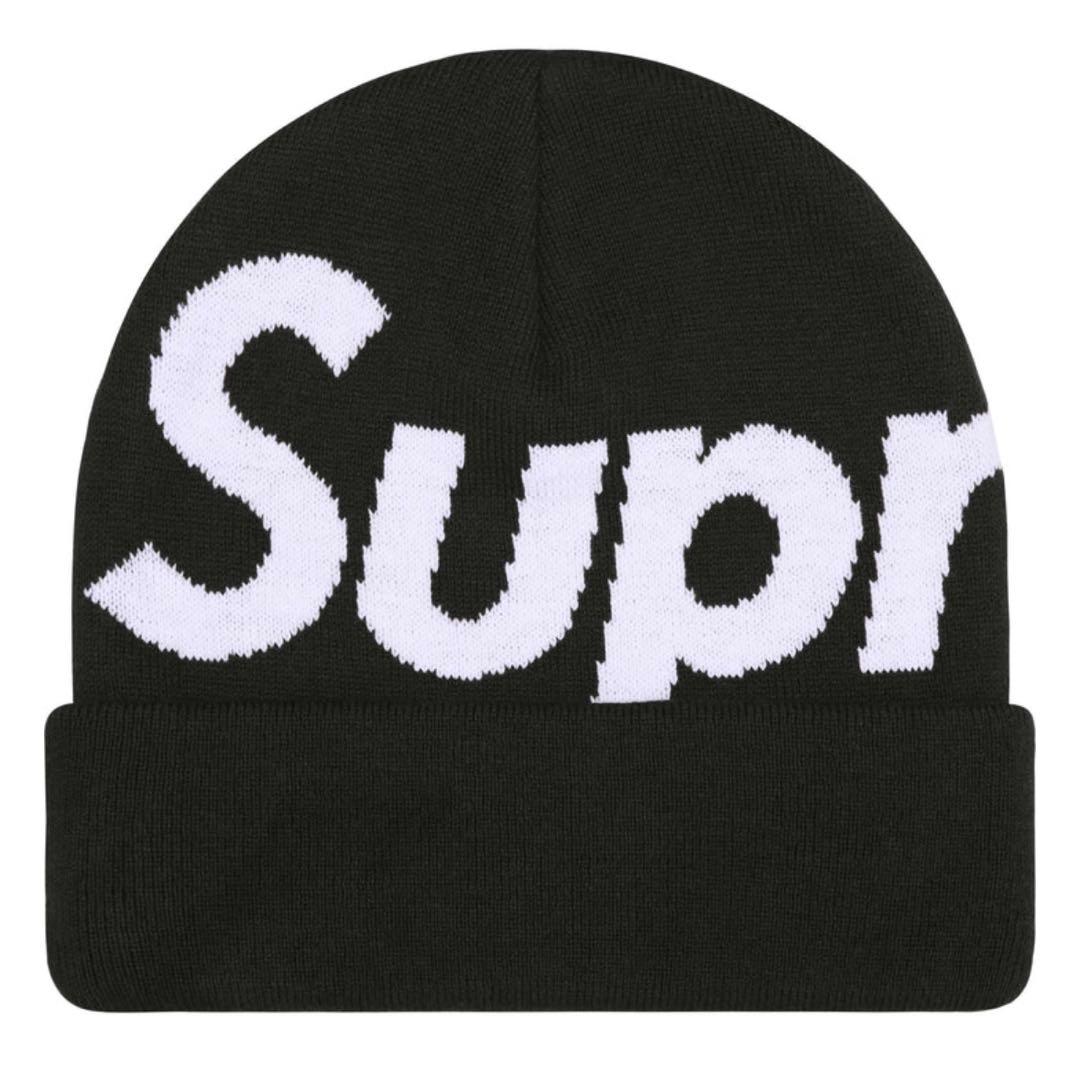 Supreme Big Logo Beanie Black ブラック 黒