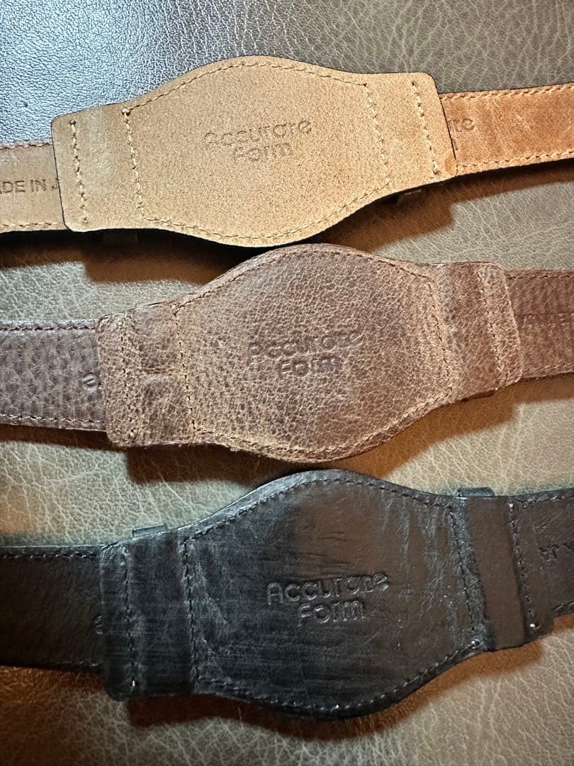 Accurate Form 3本セット　ラグ20mm 尾錠幅16mm