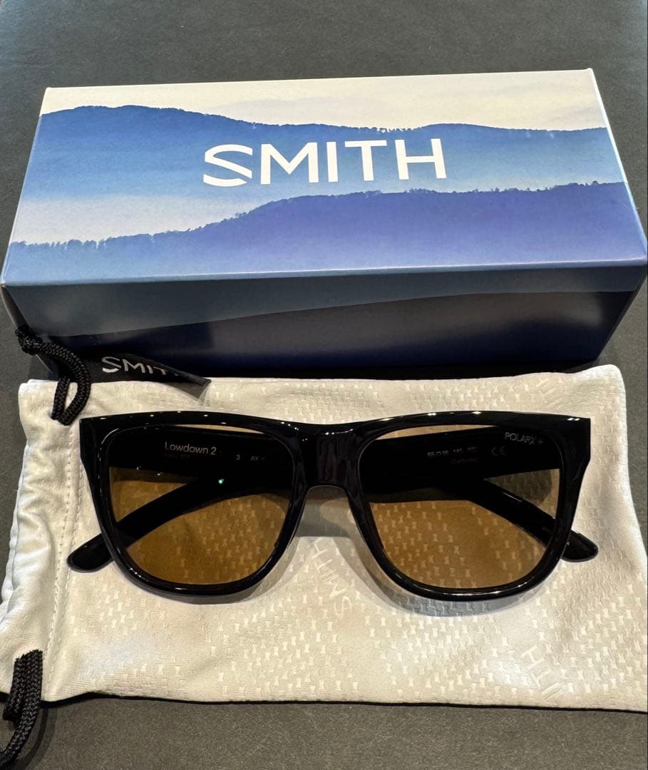 Smith Lowdown 2 偏光サングラス ブラックフレーム