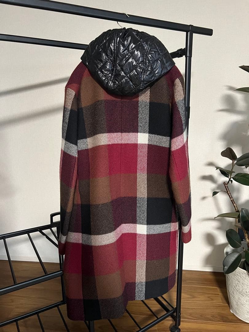 BLACK LABEL CRESTBRIDGE レッドチェック チェスターコート