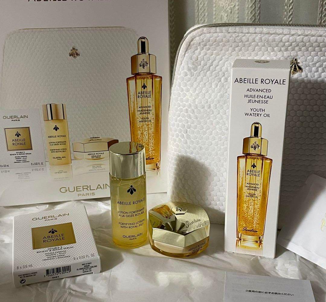 新品 未使用 ゲラン アベイユロイヤルオイル50mlコフレ ポーチ付き