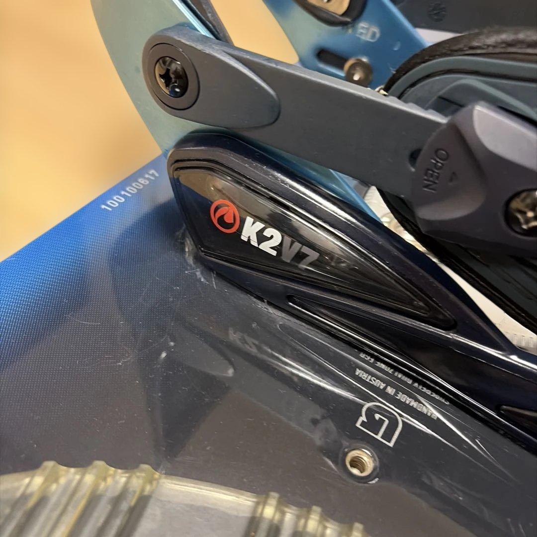 Burton Bullet スノーボード セット、ビンディング　K2 V7