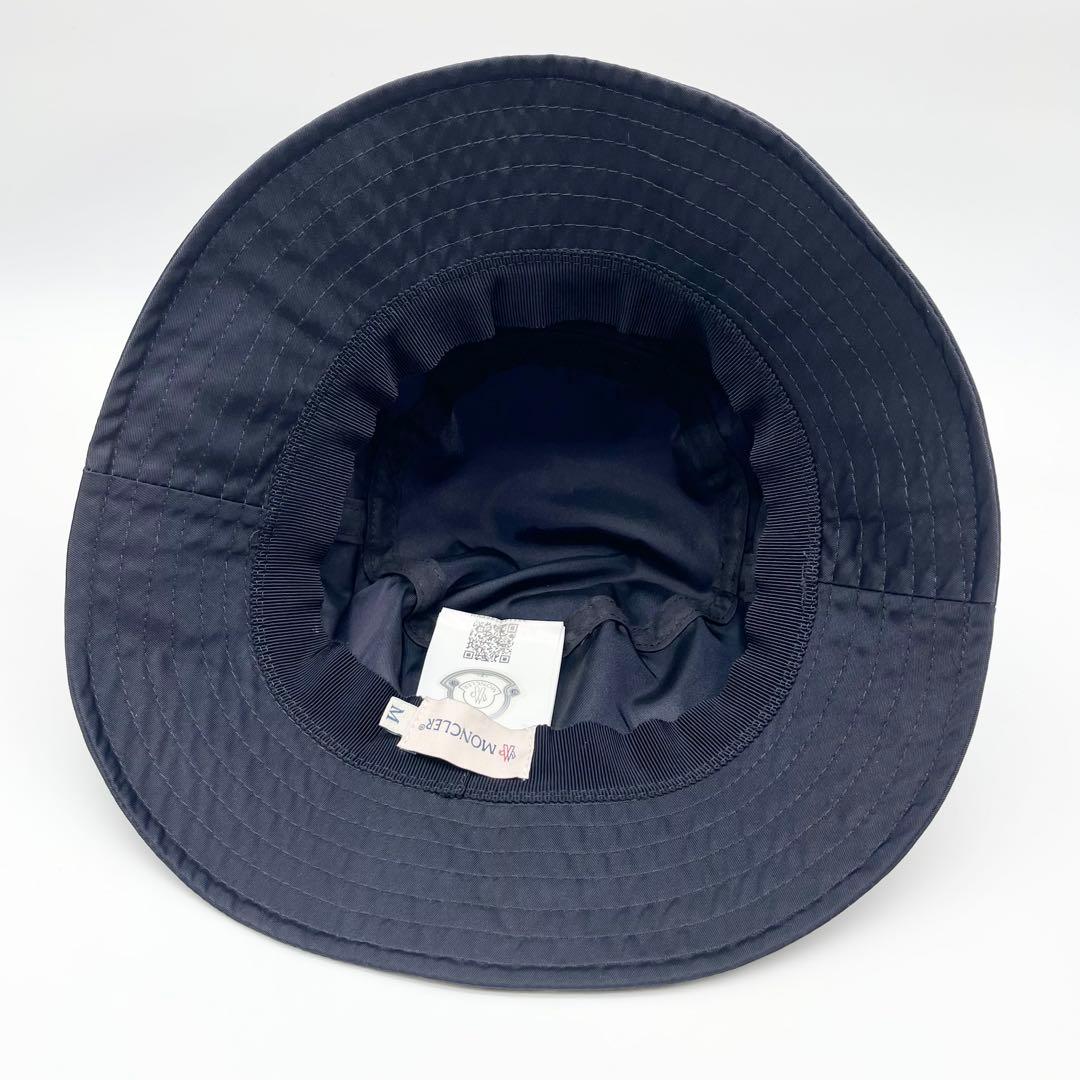 【極美品】MONCLER モンクレール バケットハット ナイロン 紺 M