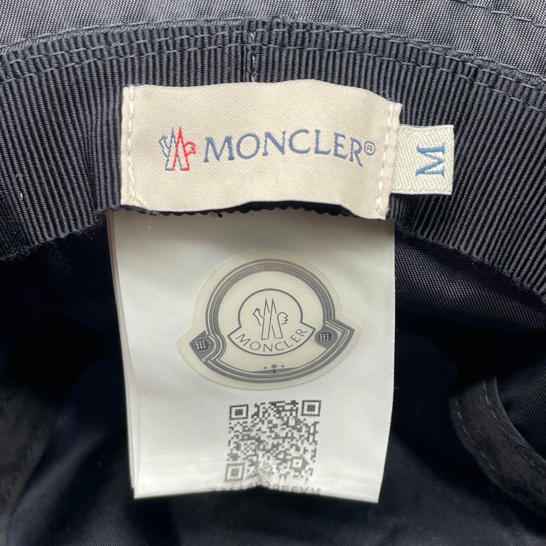 【極美品】MONCLER モンクレール バケットハット ナイロン 紺 M