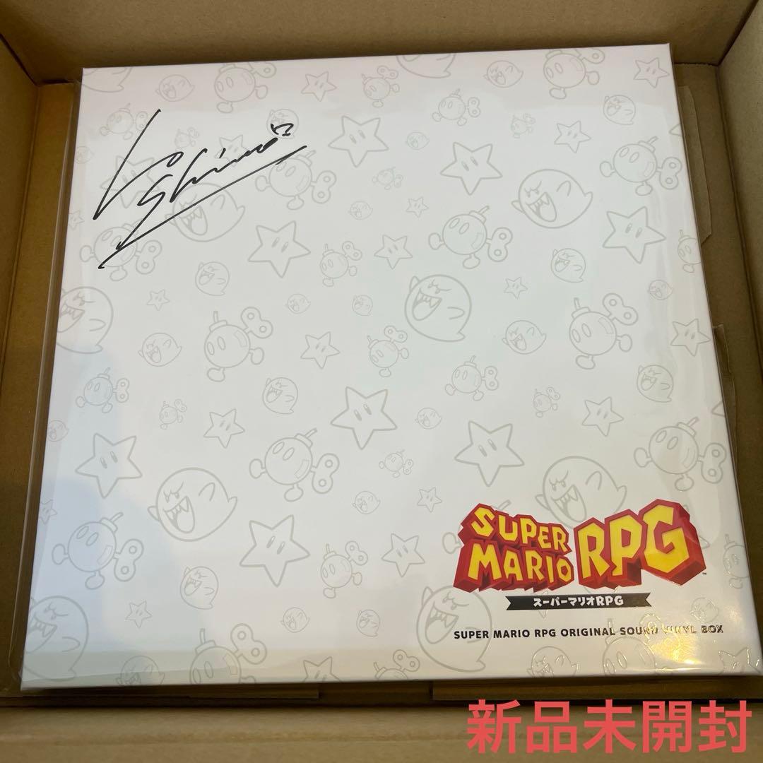 サイン入 スーパーマリオRPG Original Sound Vinyl Box