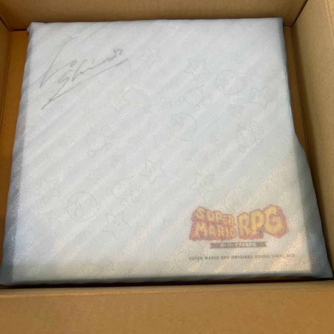 サイン入 スーパーマリオRPG Original Sound Vinyl Box
