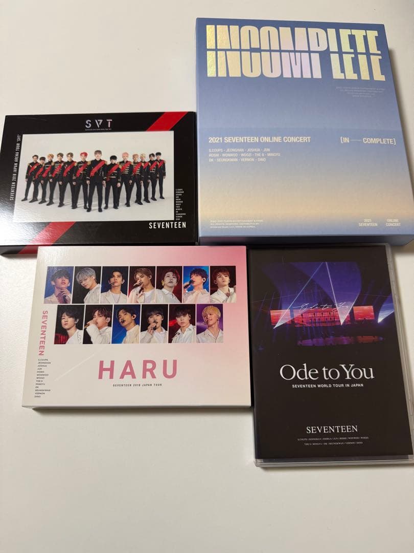 SEVENTEEN INCOMPLETE DVDセット
