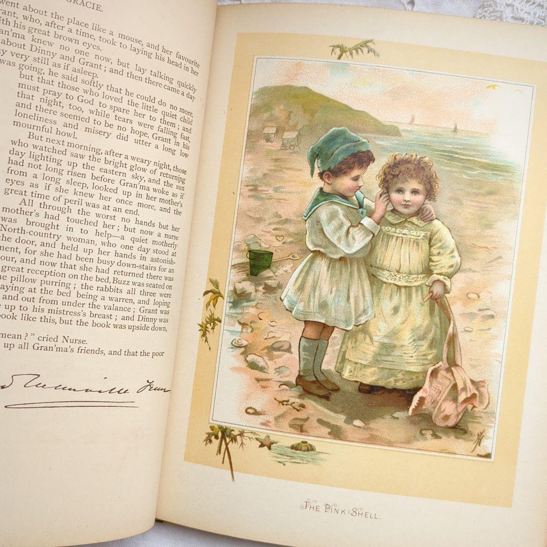 あき 超稀少1893アンティーク絵本 ヴィクトリアン 児童書 洋書古書