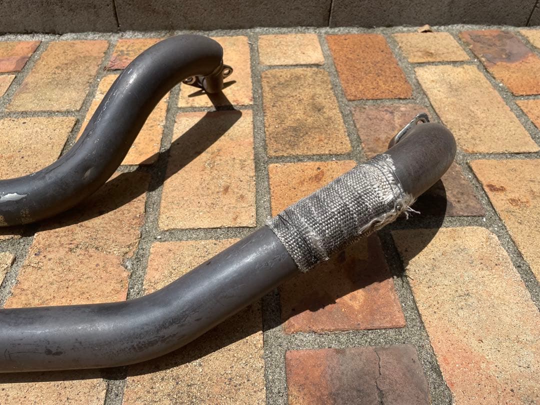 ドラッグスター400 車検対応スラッシュカットマフラー　約50φ