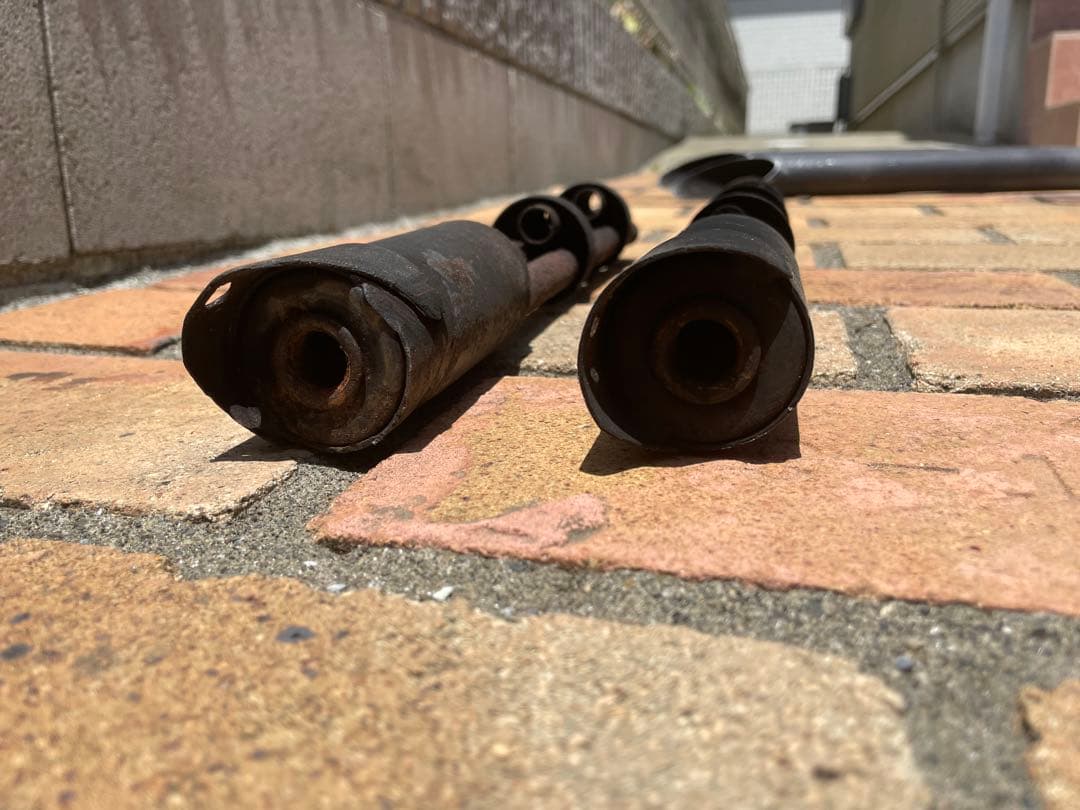 ドラッグスター400 車検対応スラッシュカットマフラー　約50φ