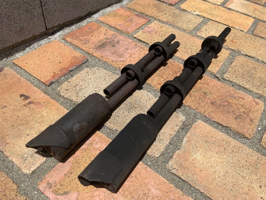 ドラッグスター400 車検対応スラッシュカットマフラー　約50φ