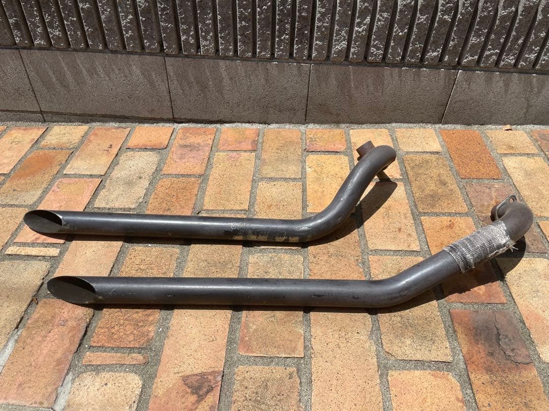 ドラッグスター400 車検対応スラッシュカットマフラー　約50φ