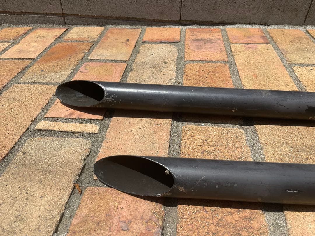 ドラッグスター400 車検対応スラッシュカットマフラー　約50φ