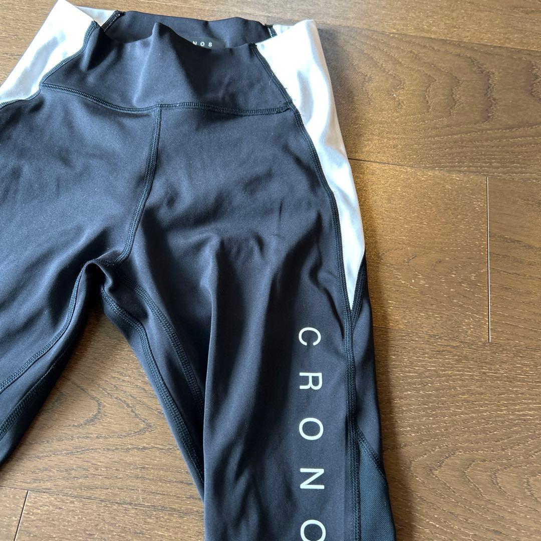 25/7購入完売品CRONOS ブラック/ホワイト レギンス