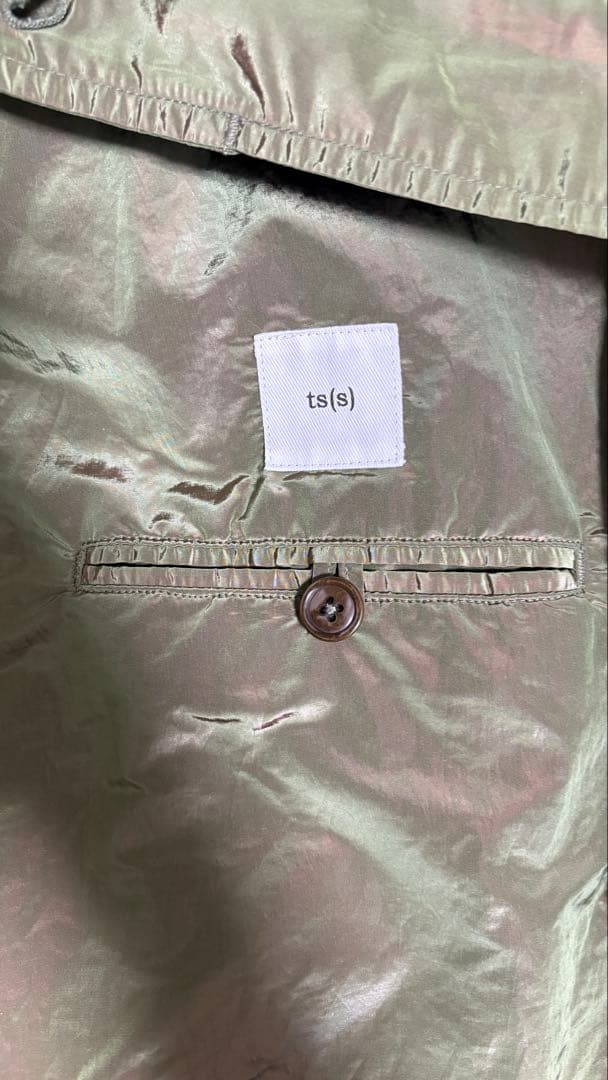 ts(s) フライフロントラグランスリーブコートsize2