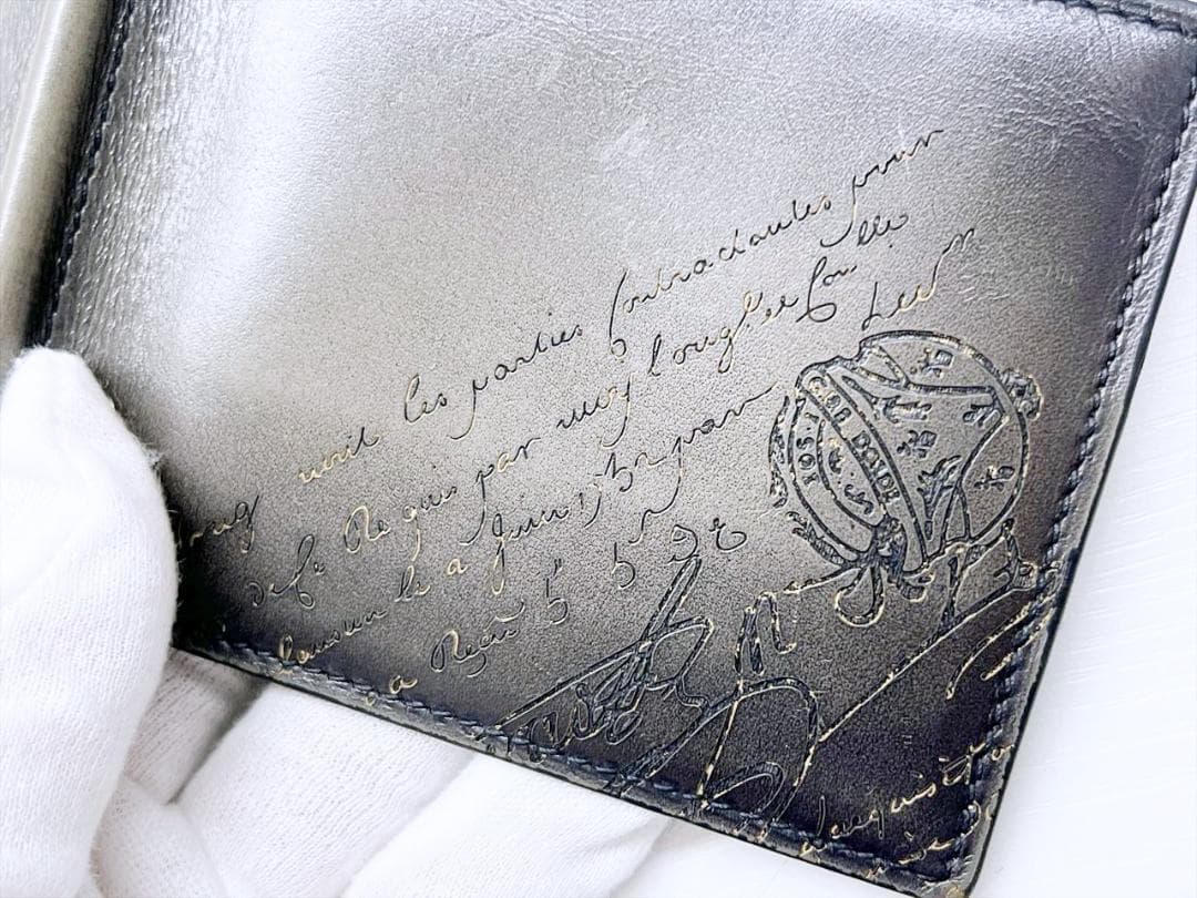 ベルルッティ　フィギュア　スクリットレザー　ビルクリップ　マネークリップ