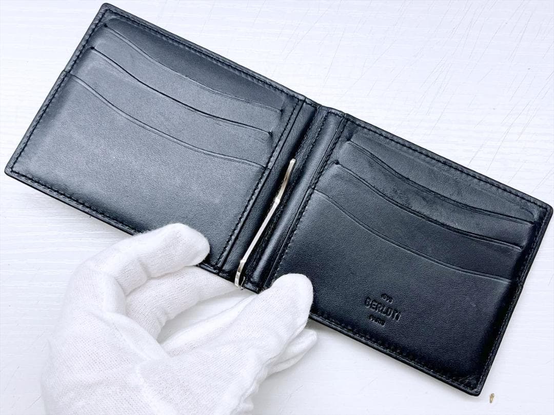 ベルルッティ　フィギュア　スクリットレザー　ビルクリップ　マネークリップ