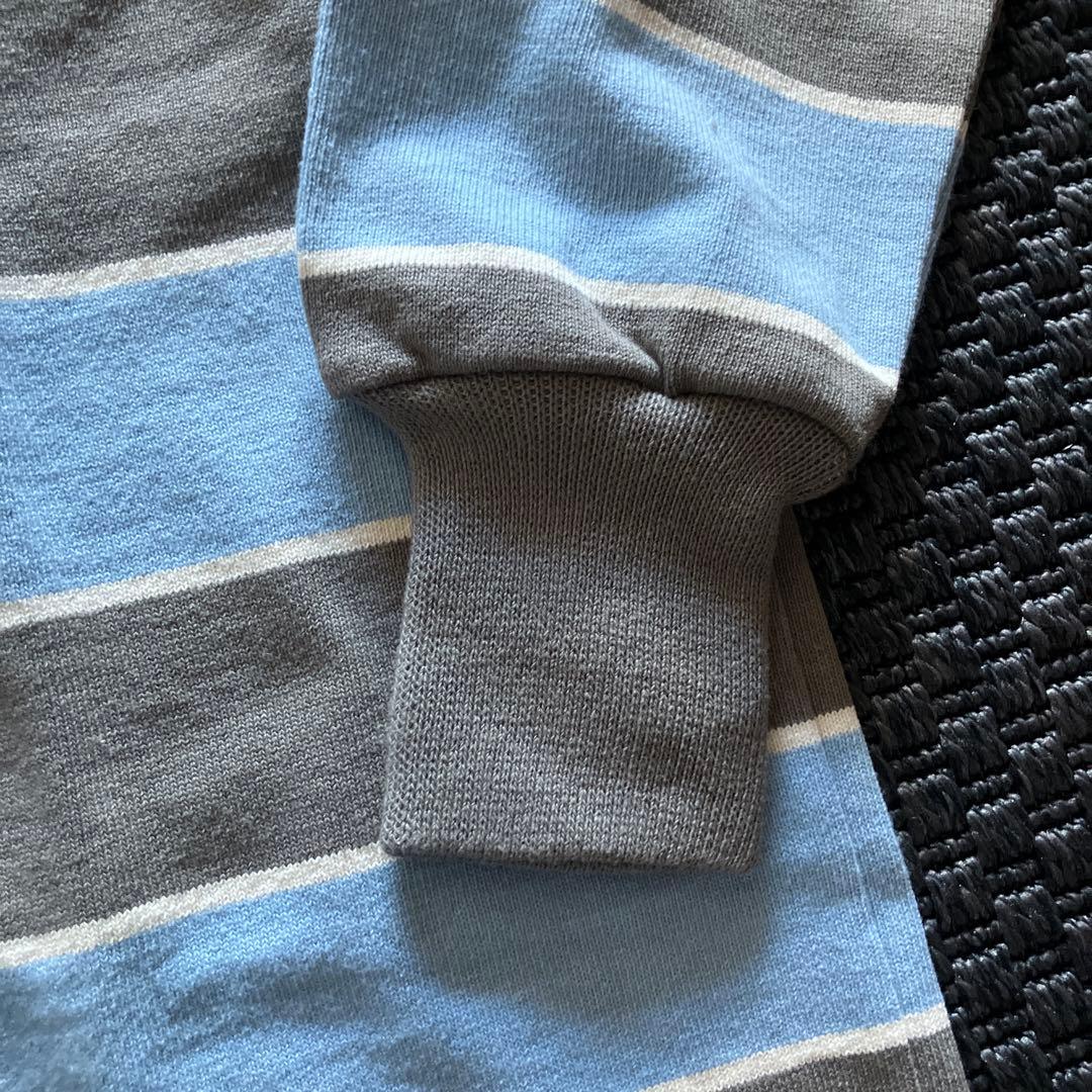 孝*野様 BARBARIAN ラガーシャツ 青とグレー　未使用品