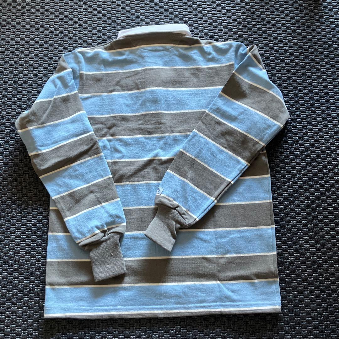 孝*野様 BARBARIAN ラガーシャツ 青とグレー　未使用品