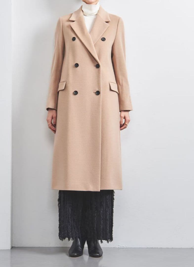 【美品】UNITED ARROWS ダブルブレストテーラードコート