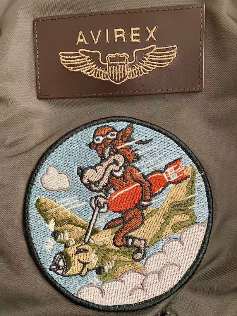 【WEB限定】AVIREX M MA-1フライトジャケット452nd刺繍鷹鷲鳥