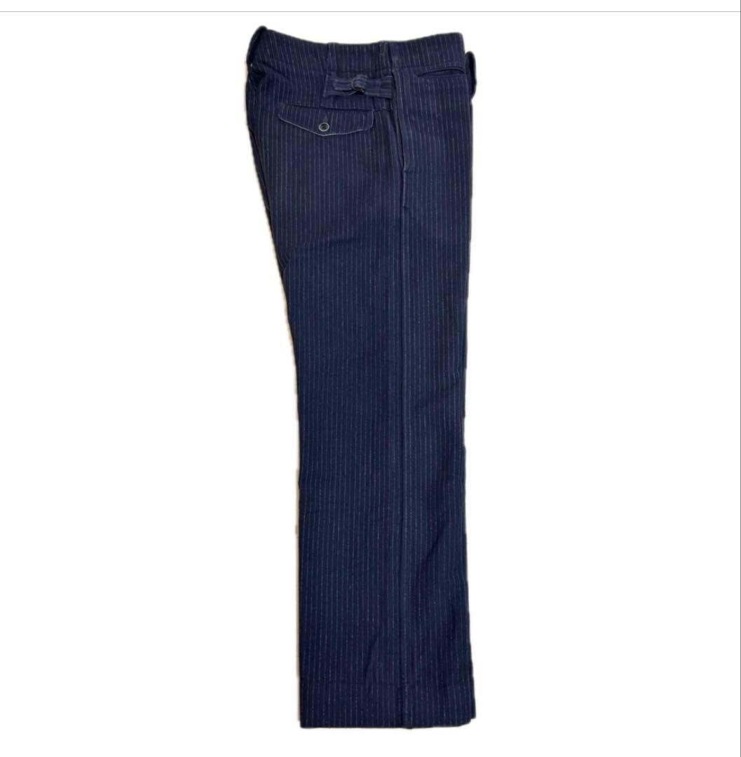 RRL ウール ストライプ スラックス パンツ W30
