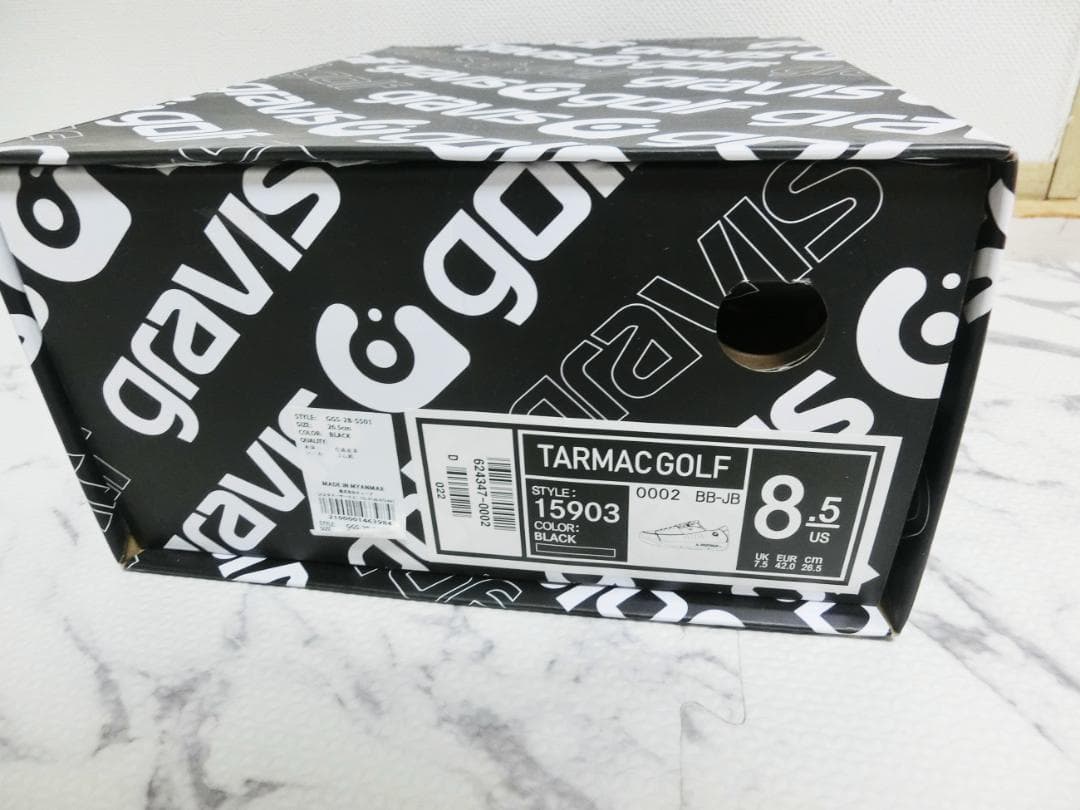 新品 gravis ゴルフシューズ 26.5cm TARMAC スパイクレス