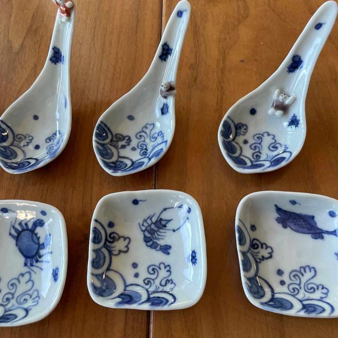 新道工房　ウォータースライダー　れんげ　受け皿　4本　セット