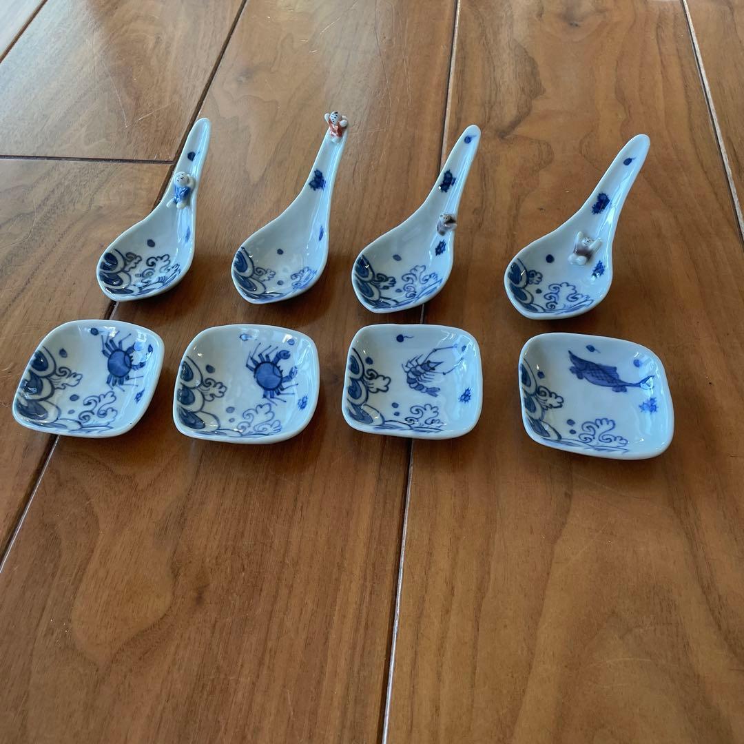 新道工房　ウォータースライダー　れんげ　受け皿　4本　セット