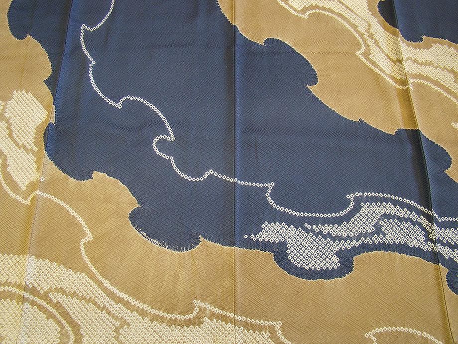 値下げ交渉ＯＫ！紋意匠 絞り入り 訪問着 正絹 Ｂ８１９