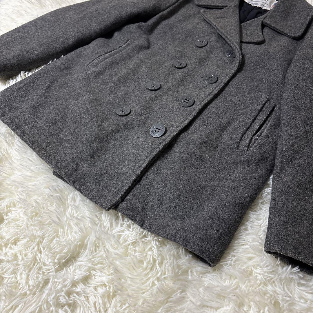 ショット USA ピーコート ダブル 大きいサイズ グレー 740N XL 42