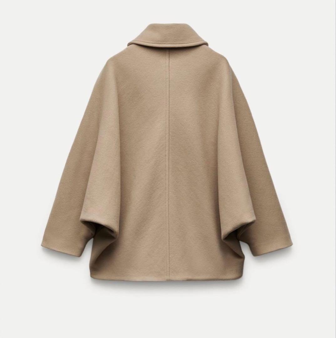 ZARA ショートウールブレンドコート　XS