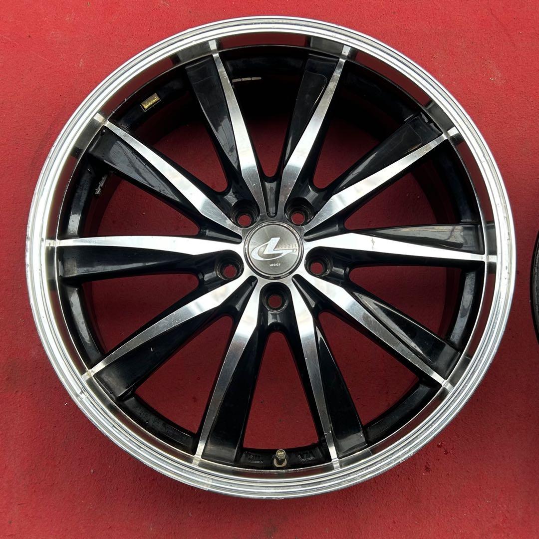 WEDS LEONIS レオニス18インチx7J＋47 PCD100 5穴