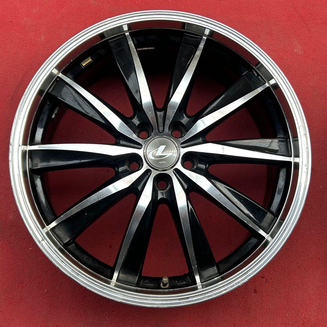 WEDS LEONIS レオニス18インチx7J＋47 PCD100 5穴