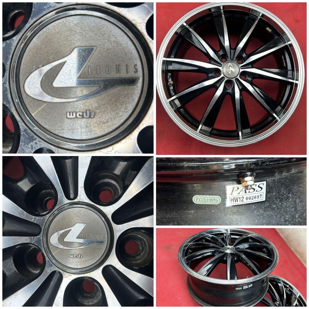 WEDS LEONIS レオニス18インチx7J＋47 PCD100 5穴