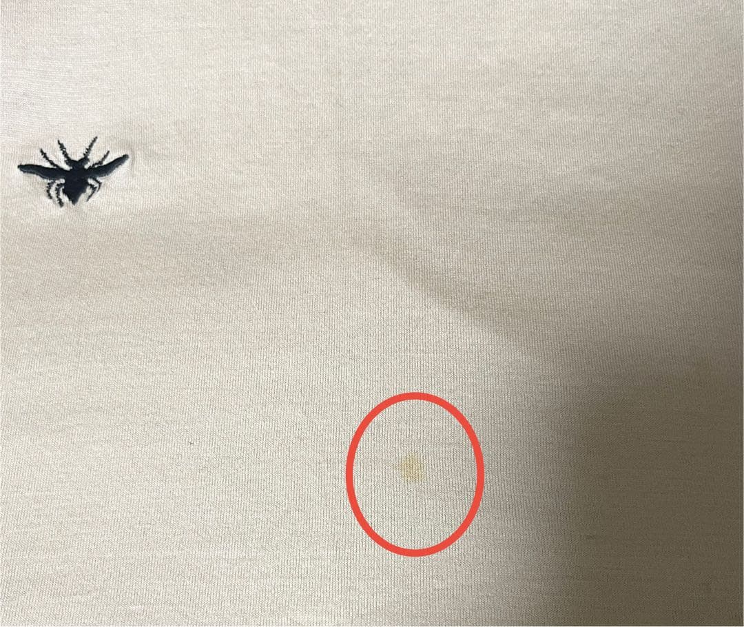 d*7様 難あり Dior homme 04SS strip期 レザーパッチタン