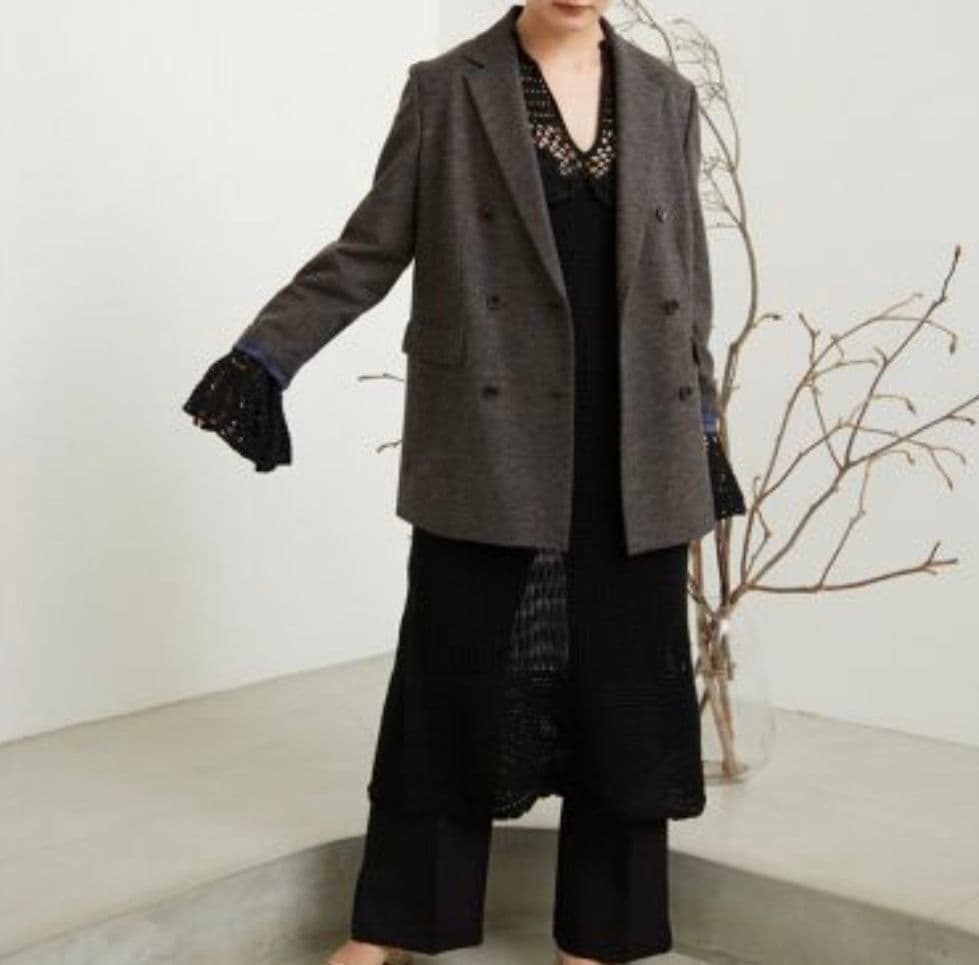 SLOBE IENA スローブイエナ ツイード ダブル ジャケット